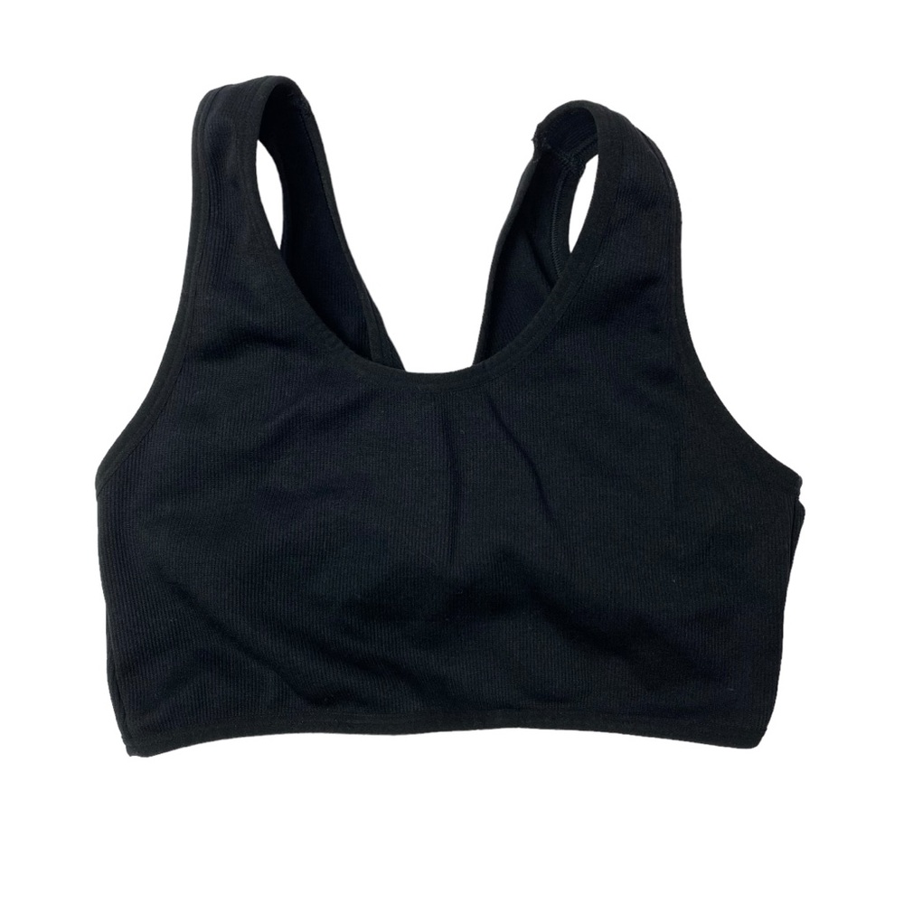 Aerie Offline black twist bralette size medium recharge least support